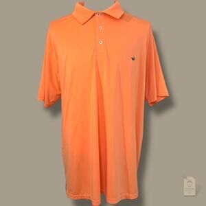 Southern Marsh 2XL Performance Golf Polo Shirt Orange Duck Logo